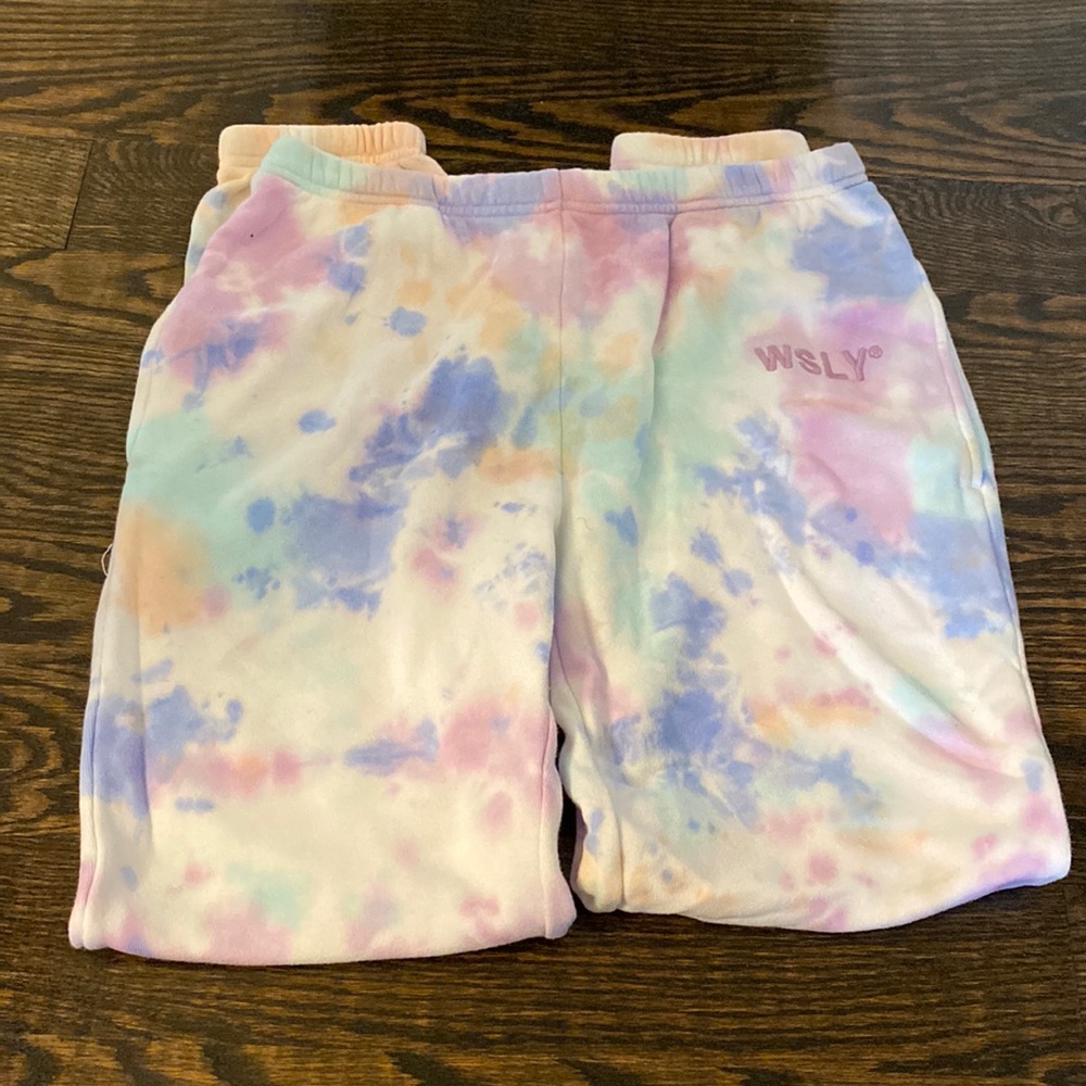 WSLY sweatpants tie-dye